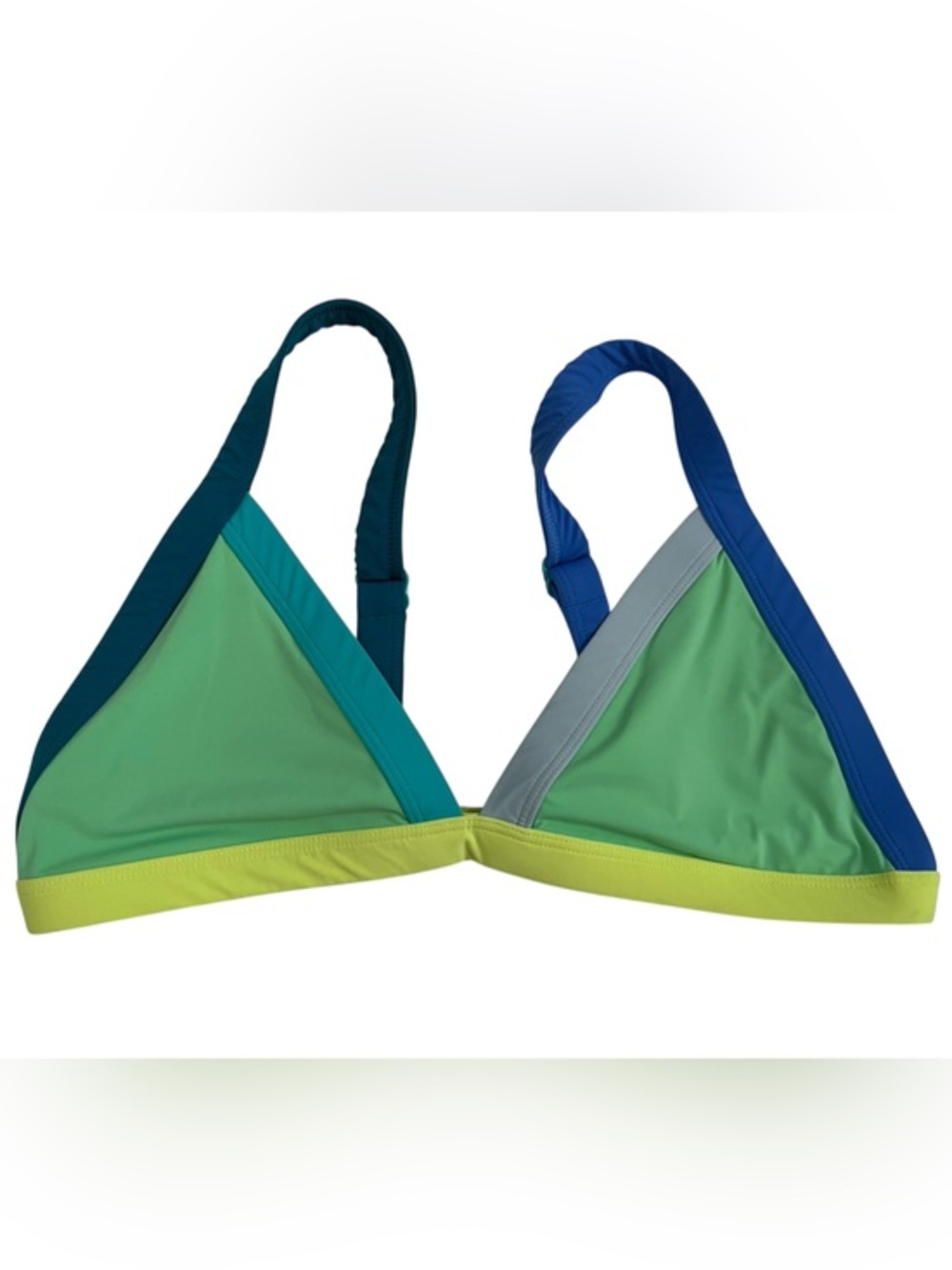 ONEONE Colorblock Triangle Bikini Top